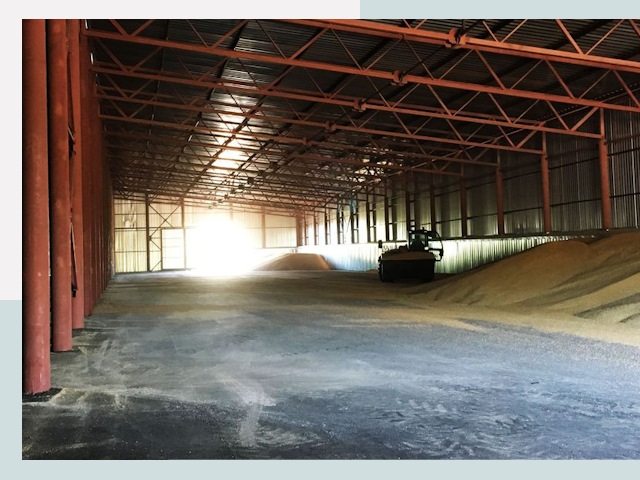 Строительство зернохранилищ в Орле