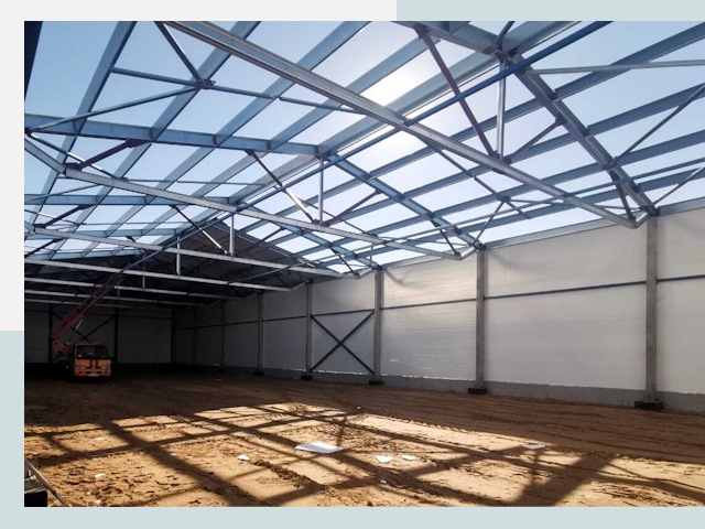 Строительство сенохранилищ в Орле