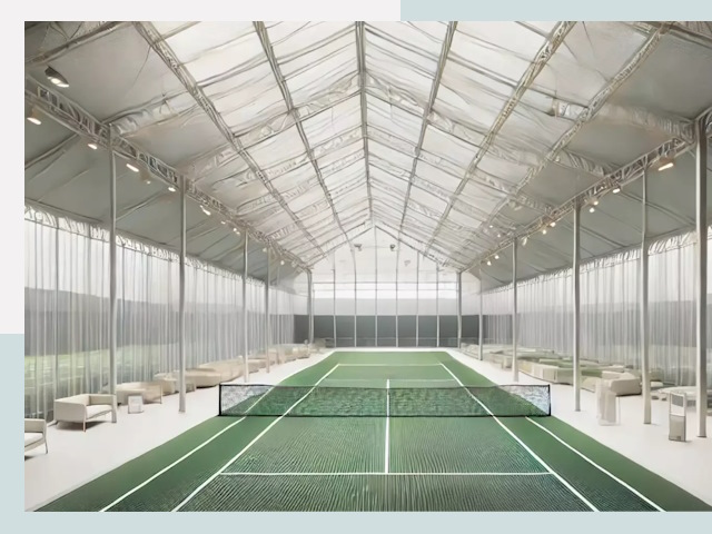 Строительство теннисных кортов в Орле