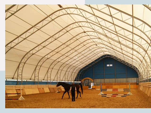 Строительство конных манежей в Орле