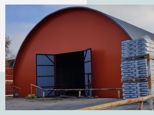 Полукруглые ангары по цене от 607 руб. в Орел