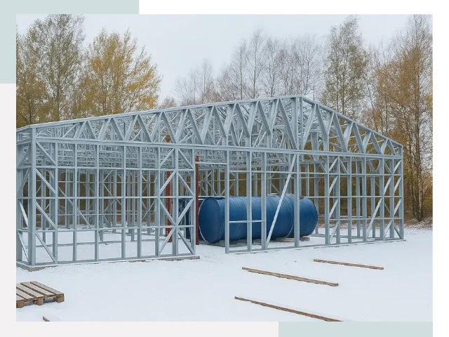 Металлические ангары в Орле