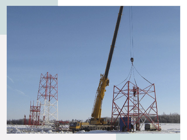 Монтаж вышек связи в Орле