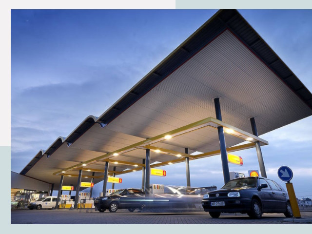 Навесы для АЗС в Орел от 607 руб. - Защита и комфорт