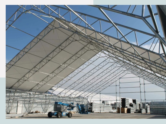 Каркасно-тентовые сооружения от СтальСтрой-Орл по цене 607 руб.
