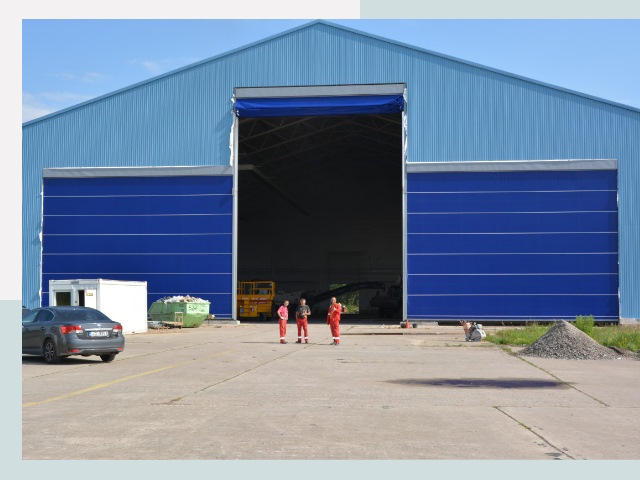 Ангарные ворота в Орел от СтальСтрой-Орл по цене 607 руб.