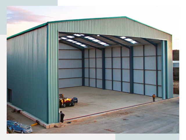 Строительство ангаров в Орле